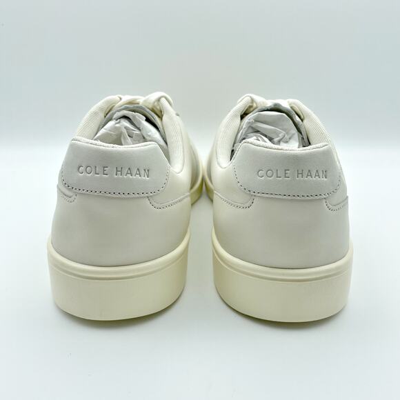 Cole Haan Men Grand Crosscourt Modern Sneakers US 10 White Ivory Tennis Shoe NIB - Picture 10 of 12